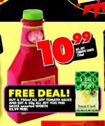 All Joy Tomato Sauce-750ml