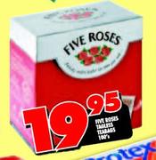 Five Roses Tagless Teabags-100's