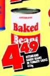 Ritebrand Baked Beans In Tomato Sauce-475gm