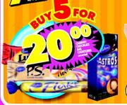 Cadbury Chocolate Bar Assorted-5's