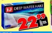 I & J Deep Water Hakes-400gm