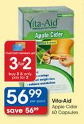 Vita-Aid Apple Cider Capsules-60's