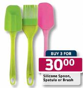 Sillicone Spoon,Spatula Or Brush-3's