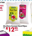 Dis-Chem Scented Hand Wipes-20's Each