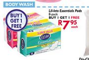Ul-Lets Essential Pads-8 Pack Each