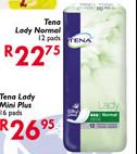 Tena Lady Normal-12 Pads
