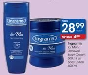 Ingram's For Men Renewal Body Cream-500l