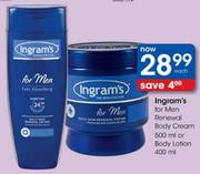 Ingram's For Men Body Lotion-400Ml
