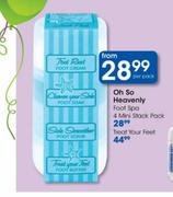 Oh So Heavenly Foot Spa 4 Mini Stock Pack