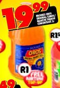 Brookes Oros Original/Lemos/Naartjie Squash Concentrate-2Ltr
