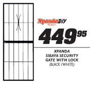 Xpanda DIY Sibaya Security Gate With Lock