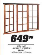 WD4 H&V Meranti Window Frame-1632mmx1215mm