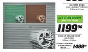 Roll Up Garage Door-2400mmx2100mm