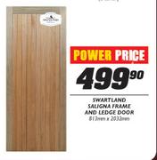 Swartland Saligna Frame & Ledge Door-813mmx2032mm