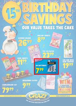 The Crazy Store : 15th Birthday Savings (Until 19 Aug), page 2