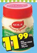 Nola Savoury Spread Assorted-400g Each
