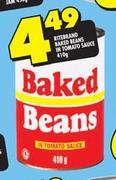 Ritebrand Baked Beans In Tomato Sauce-410g