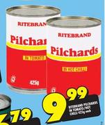 Ritebrand Pilchards In Tomato/Hot Chilli-425g Each