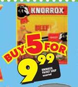 Knorrox Packet Soup Assorted
