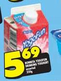 Bonnita Yogfun Drinking Yughurt Assorted-350g