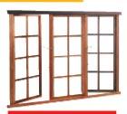 WD4 Meranti Cottage Pane Window Frame-1632mm(W)x1215mm(H)