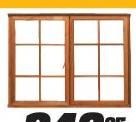 WC2 Meranti Cottage Pane Window Frame-1103mm(W)x940mm(H)