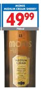 Monis Medium Cream Sherry-750ml