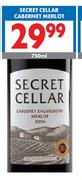 Secret Cellar Cabernet Merlot-750ml
