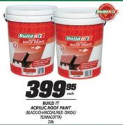 Build It Acrylic Roof Paint (Black/Charcoal/Red Oxide/Terracotta)-20 Ltr
