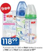 Nuk Bottles-2x300ml