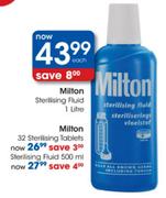 Milton Sterilising Fluid-1l