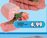 Enterprise Sandwich Ham Per 100g