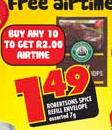 Robertsons Spice Refill Envelope Assorted-7's