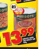 Dursots Super Apricot Jam-900g