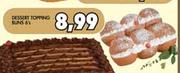 Dessert Topping Buns-6's