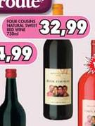 Four Cousins Natural Sweet Red Wine-750ml