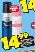 Lentric Panache Yardley/White Satin/Lace Perfume Body Spray 33% Extra-120ml Each