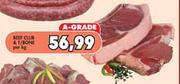 Beef Club & T/Bone-Per Kg
