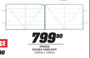 Xpanda Double Farm Gate-3600mmx1200mm