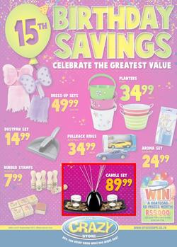 The Crazy Store : 15th Birthday Savings (Until 2 Sep), page 2