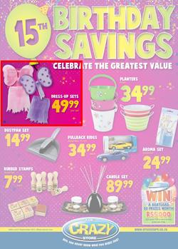 The Crazy Store : 15th Birthday Savings (Until 2 Sep), page 2