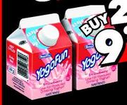Yogofun Drinking Yoghurt 350ml-Each