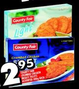 County Fair Crumbed Chicken 400g-Each