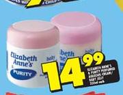 Elizabeth Anne's & Purity Baby Aqueous Cream/Perfumed Jelly-350ml Each