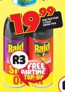 Raid Cockroaches-2x200ml Brand Pack