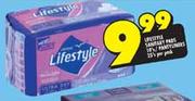 Lifestyle Sanitary Pads-10's/