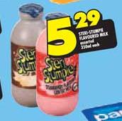 Steri-Stumpie Flavoured Milk-350ml Each