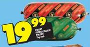 Eskort French/Garlic Polony-1kg Each