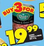 Rhodes Tomato & Onion Mix-3 x 410gm