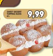 Sweet Dessert Topping Buns-6's